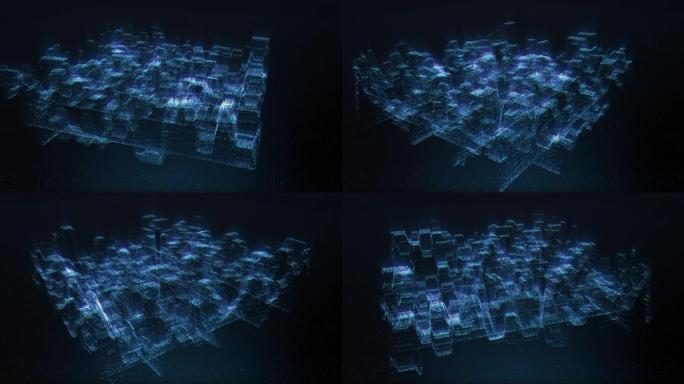 未来矩阵网络环境视频素材科幻科技智能智慧