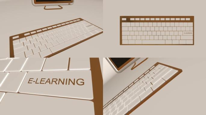 电子学习-关键概念4K 3D动画黄金
