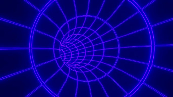 动画抽象技术网络循环中的隧道科学宇宙或技术数字Sci-Fi.Digital数据，