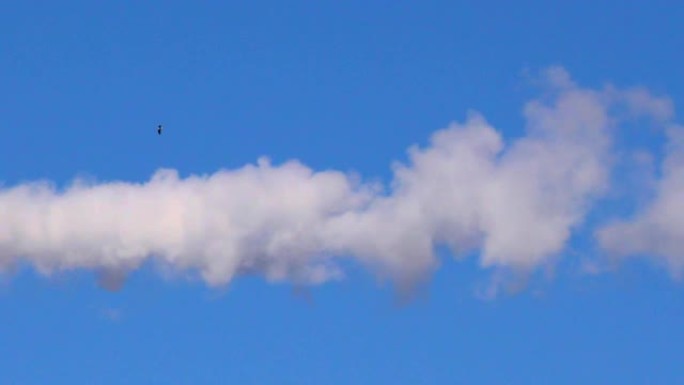 工业废物致癌物对空气的污染。