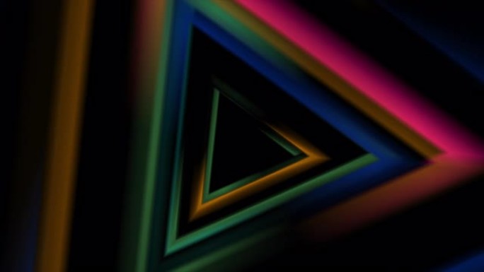 彩色三角形抽象技术未来运动背景