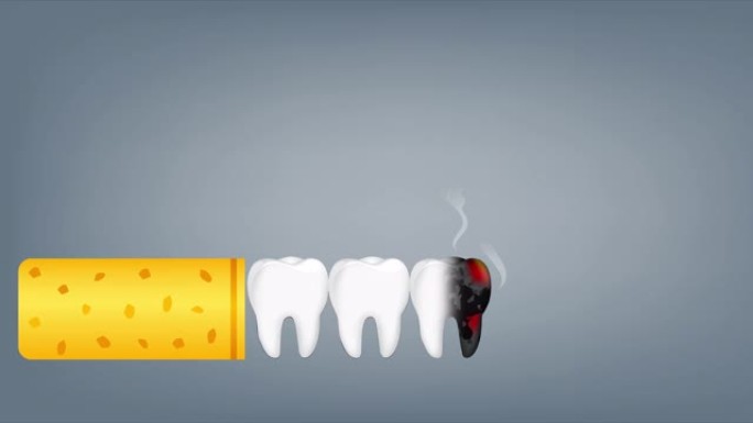 吸烟对人的牙齿有害。停止吸烟。