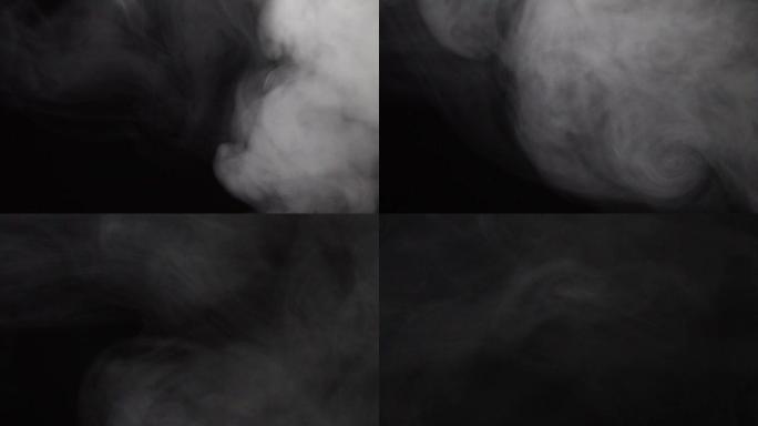 逼真的干冰烟云雾覆盖非常适合合成到你的镜头中。只需将其放入并将其混合模式更改为屏幕或添加即可。