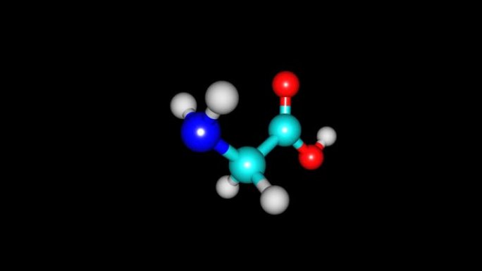 甘氨酸分子旋转视频全高清