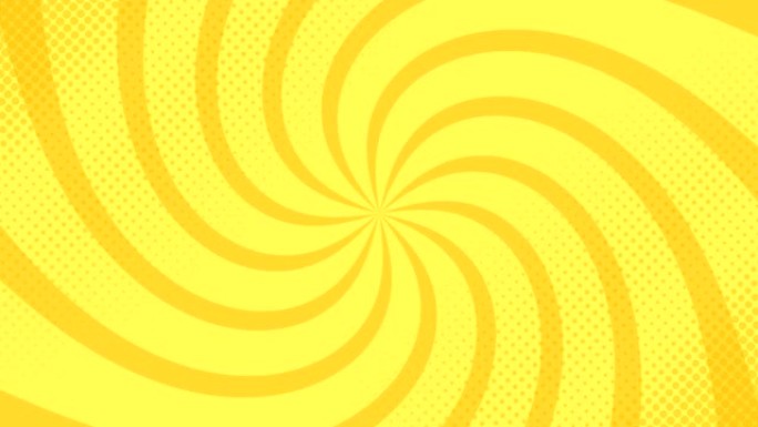 波普艺术背景与波尔卡点和速度线。