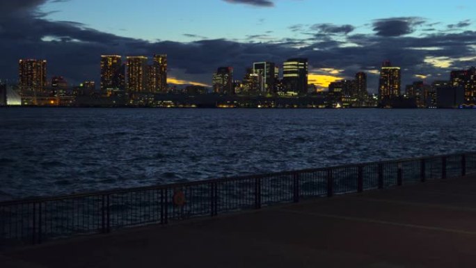 东京湾夜景城市