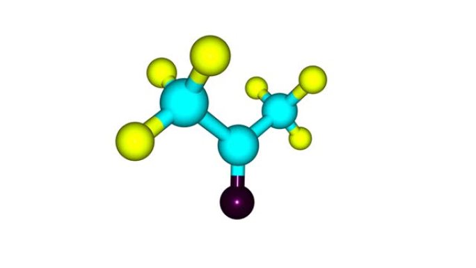 丙酮分子旋转视频全高清