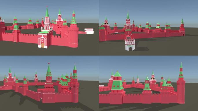 莫斯科克里姆林宫的城墙和塔楼概述