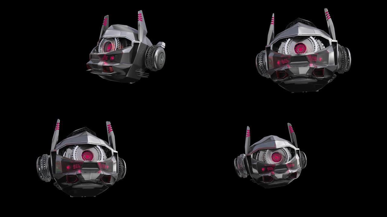 带阿尔法通道的飞行机器人