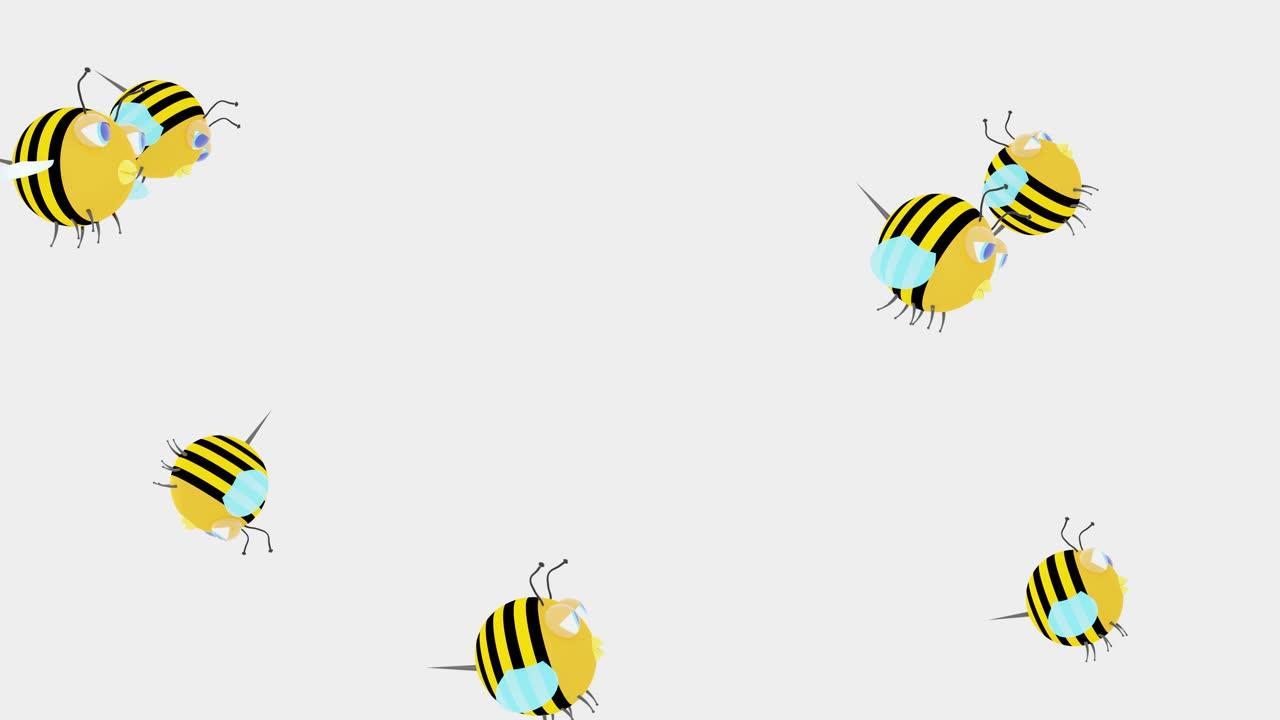 3D蜜蜂飞翔