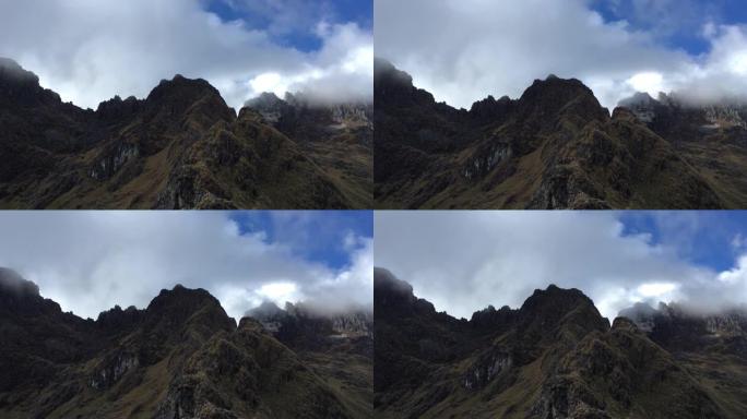 秘鲁库斯科的WS T/L山脉和云