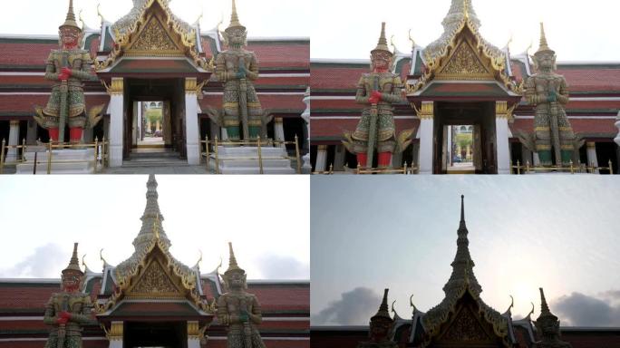 泰国曼谷著名的翡翠佛寺Phra Kaew。
