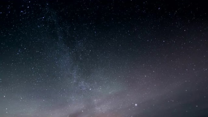 显示地球旋转的恒星轨迹