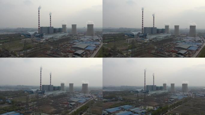 中国发电厂航拍视频