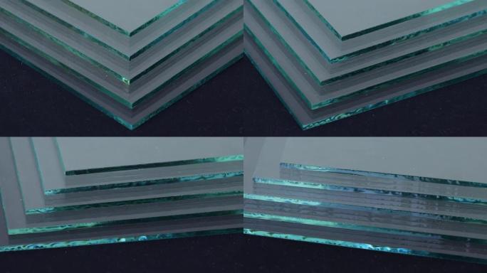 工厂制造的钢化透明浮法玻璃面板的板材尺寸