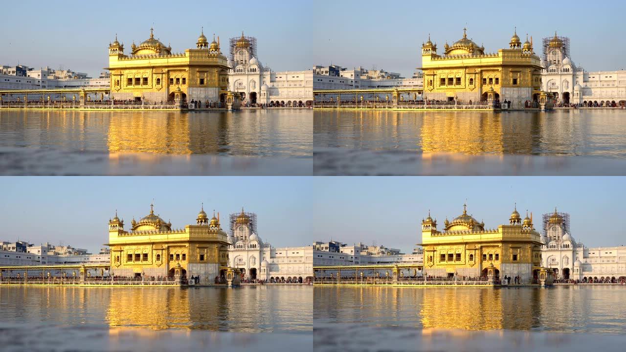 印度阿姆利则的金庙锡克教Harmandir Sahib