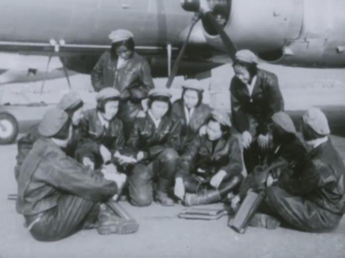 60年代 女飞行员 飞行训练
