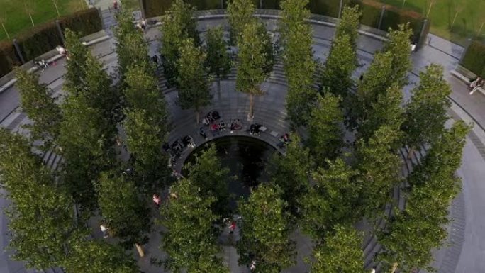 克拉斯诺达尔公园建筑从空中