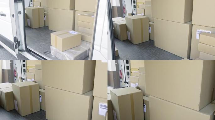 运送包裹的货车