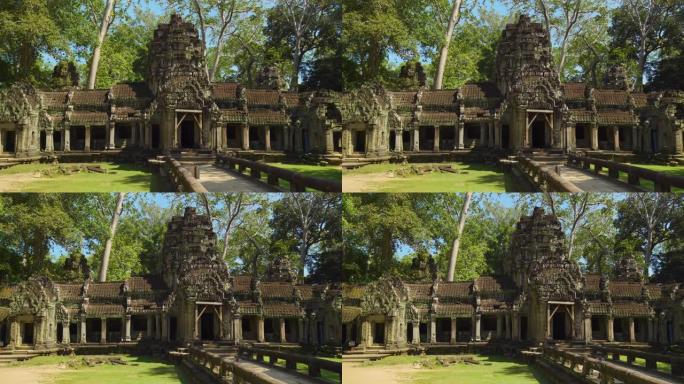 柬埔寨暹粒Ta Prohm外部寺庙