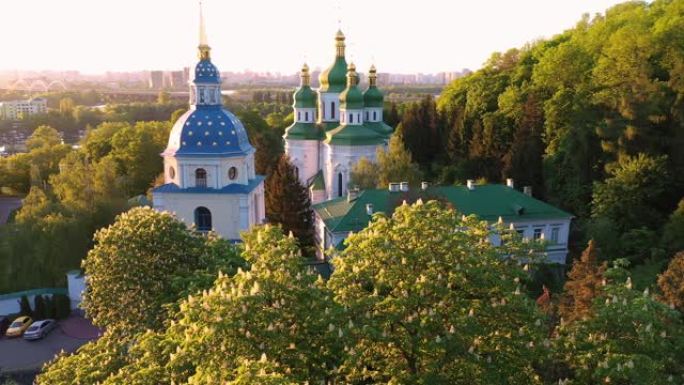 基辅、维杜比茨基圣迈克尔修道院和第聂伯河4K