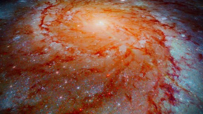 梅西耶101螺旋风车星系的哈勃望远镜视图。