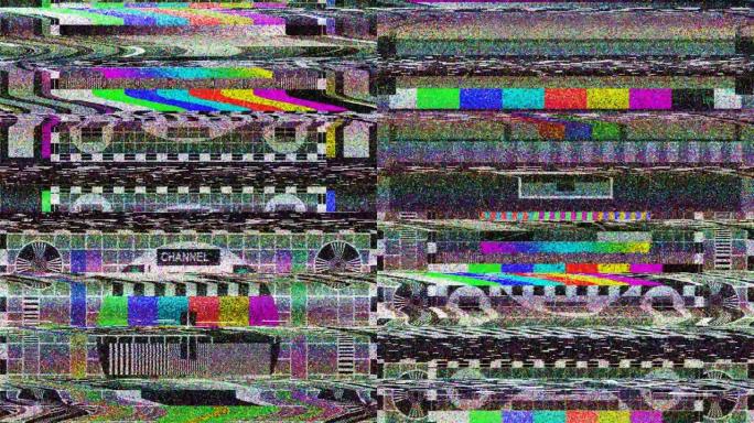 故障电视静态噪声失真信号问题