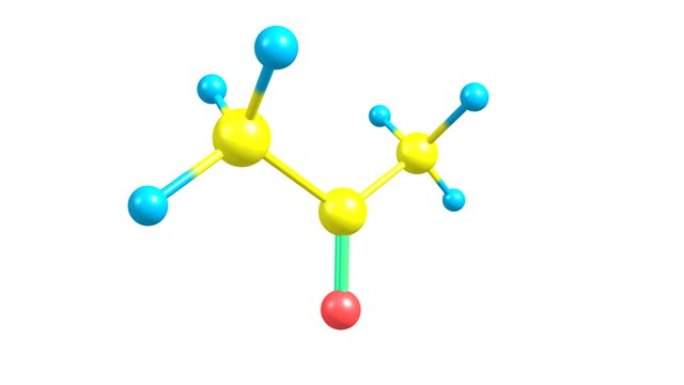 丙酮分子旋转视频全高清