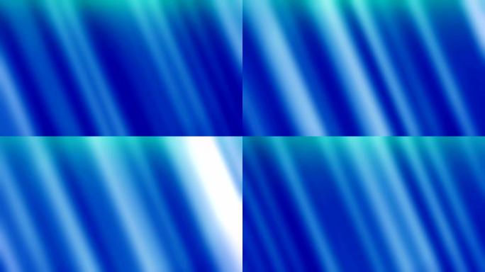 对角线抽象渐变线条条纹运动蓝色装饰模糊背景。4K UHD视频循环动画。