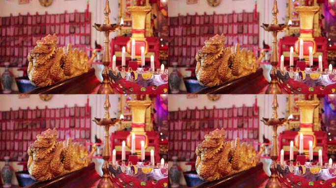 中国寺庙里的龙