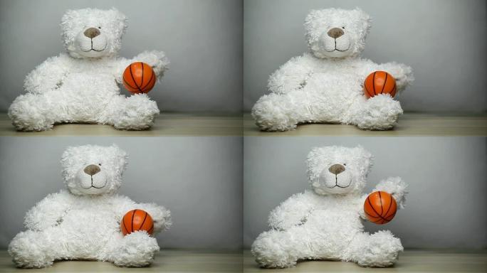 玩具熊篮球的镜头