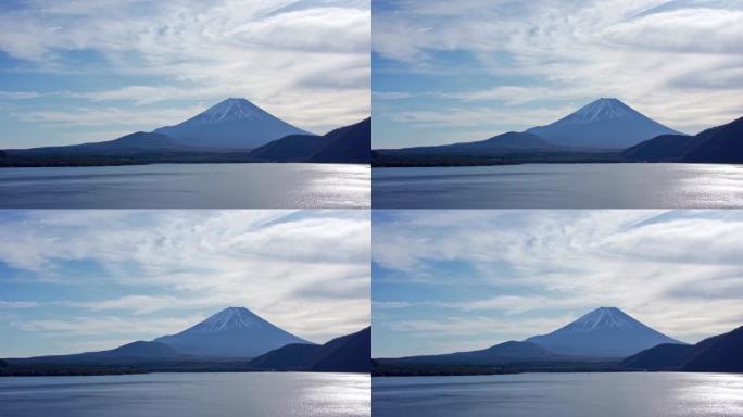 日本本冢湖富士山