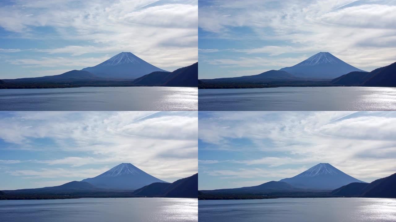 日本本冢湖富士山