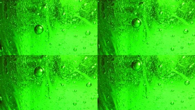 绿色凝胶的极端宏观及其内部的密集气泡