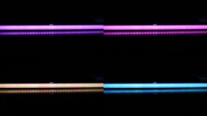 发光二极管灯泡的各种效果。