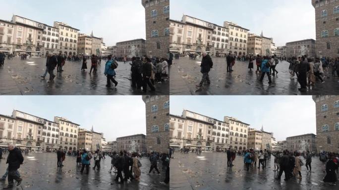 意大利佛罗伦萨西格诺里亚广场和帕拉佐·韦基奥广场1