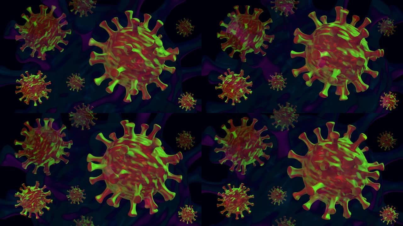 启用新型冠状病毒肺炎动画背景，