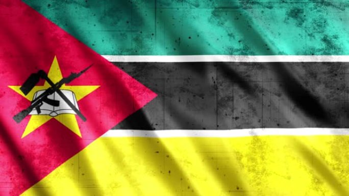 莫桑比克国旗乏味的东西
