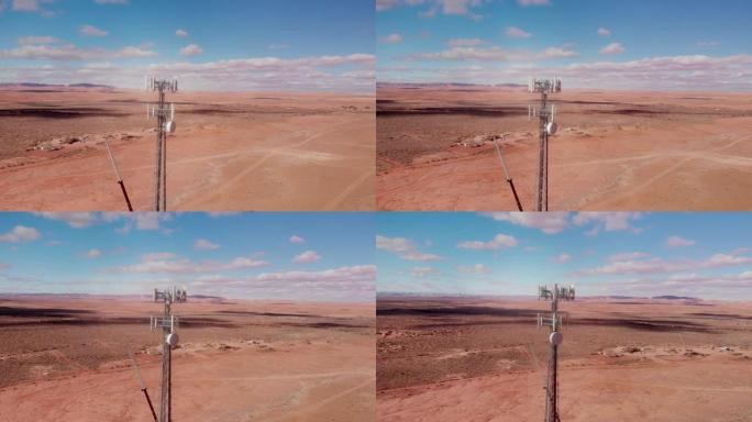 5g蜂窝塔: 用于亚利桑那州北部的蜂窝电话和视频数据传输的蜂窝通信塔