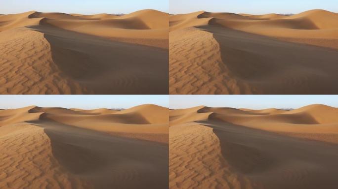 撒哈拉沙漠沙丘风吹沙