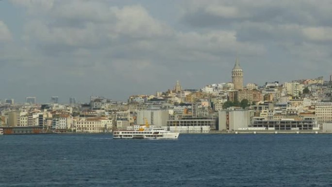 博斯普鲁斯海峡的伊斯坦布尔美景