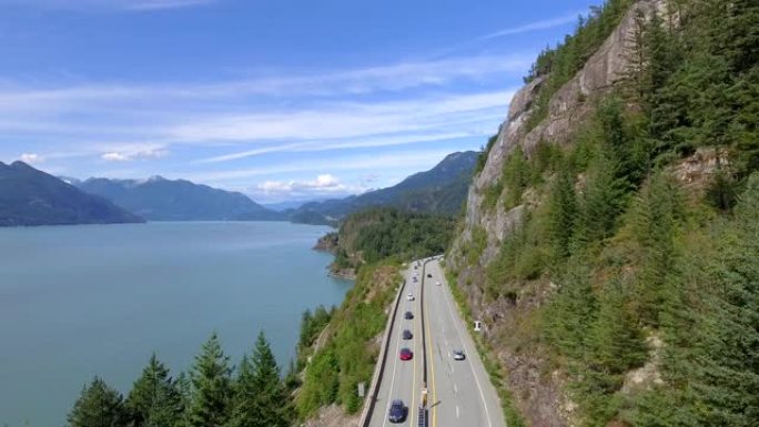 温哥华和惠斯勒之间的海天高速公路 (99号高速公路) | 美丽的加拿大不列颠哥伦比亚省