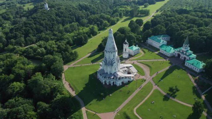 俄罗斯莫斯科科洛门斯科耶公园升天教堂