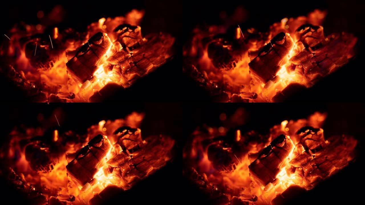 热煤上的火火花 (循环4k)