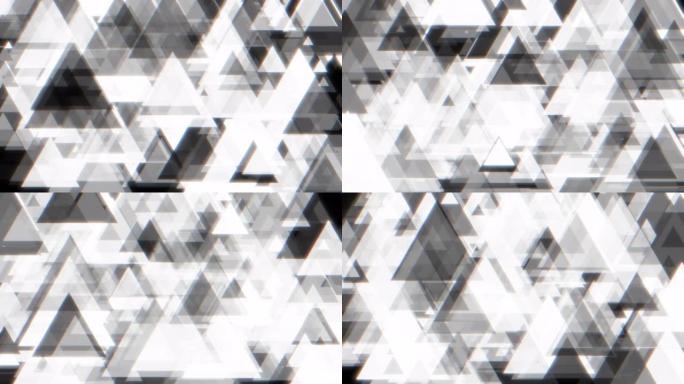 抽象单色三角形镶嵌背景环