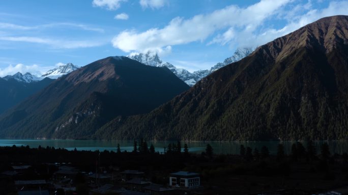 川藏美景 西藏景点 自然风光 航拍 西藏