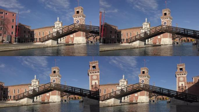 阿森纳运河和威尼斯兵工厂的大门