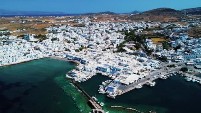 希腊岛的空中概览