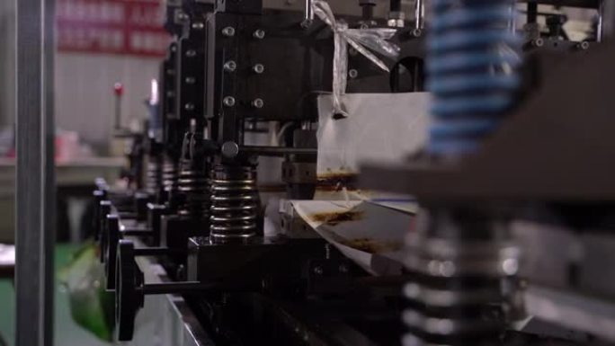 正在运行的塑料印刷厂的设备
