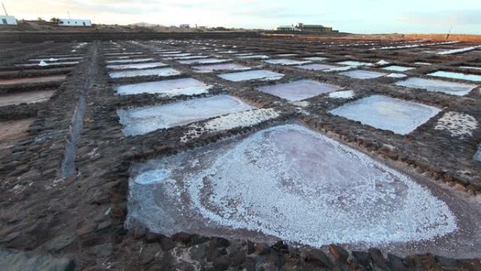 Salinas del Carmen time lapse-富埃特文图拉，加那利群岛